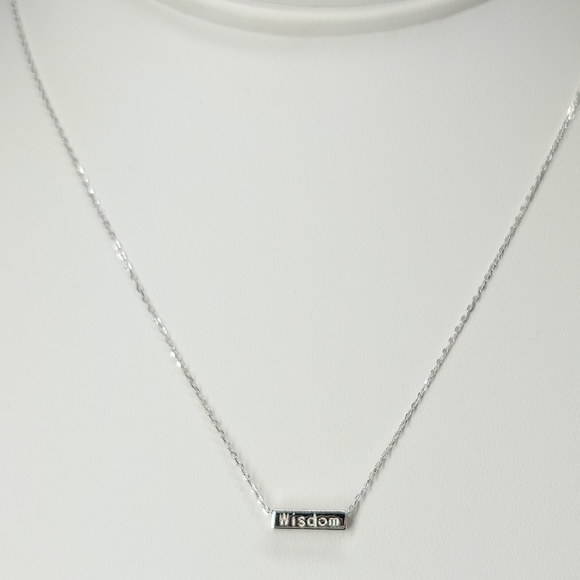 Dainty Luck Belief Wisdom Courage Necklace NEW - Picture 9 of 14